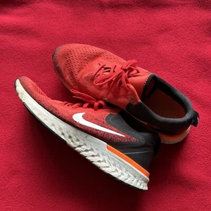 Nike Odyssey React Mens Sneakers Size 11 Habenero Red/White-Black Athletic Shoe - Picture 1 of 6