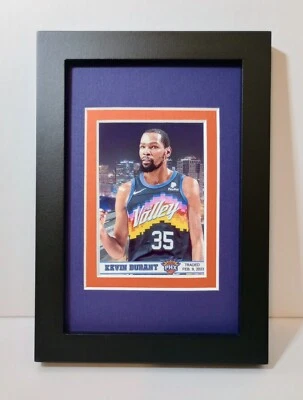 Placa de tarjeta de baloncesto de la NBA Kevin Durant Phoenix Suns Display enmarcada personalizada Foto 1 de 4