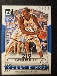 2014-15 Panini Donruss Basketball Court Kings Serge Ibaka 82/219 #37
