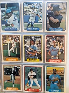 1982 Fleer MLB Trading Card Singles 50% off on 4 or More NMT-MNT - Picture 1 of 113