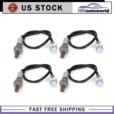 4pcs Upstream+Downstream for 2003-2005 GMC Yukon 4.8L Oxygen Sensor O2 02 - Image 1 of 4