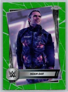 Noam Dar 2025 Topps Chrome WWE Green Refractor /99 #142 - Picture 1 of 2