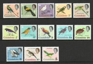 GAMBIA SG193-205 BIRDS 1963 MNH - Bild 1 von 1