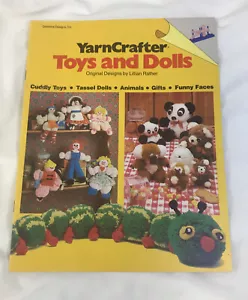 YarnCrafters Toys and Dolls Designs by Lillian Rather Distlefink Designs - Picture 1 of 5