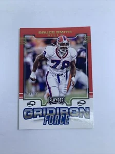 2017 Panini Playoff Gridiron Force Bruce Smith 1st Down 29/99 - Bild 1 von 2