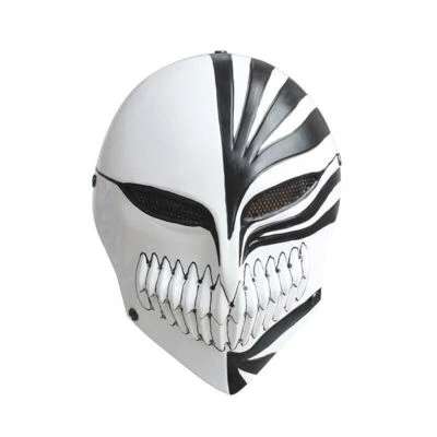 Bleach Tensa Bankai Kurosaki Ichigo FRP Mask W/Mesh Halloween Cosplay Prop Gift - Image 1 of 4