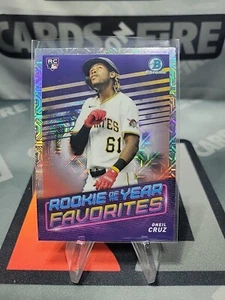 2022 Bowman Mega Box Mojo Rifrattore Oneil Croce ROY Preferiti #ROYF-5 Pirates - Foto 1 di 2