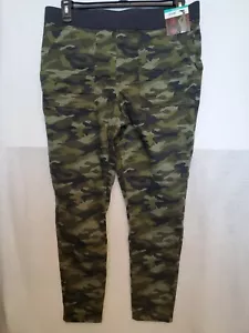 Women Mid Rise Jegging Camouflage Print Ribbed Waist No Boundaries Size XL 15-17 - Picture 1 of 6