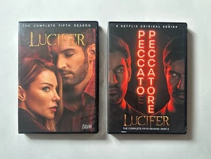 LUCIFER: The Complete Fifth Season 5 Part 1 & 2 | 7-Disc 2 DVD Set - Picture 1 of 10