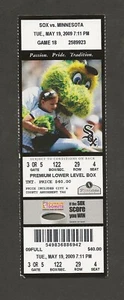 Chicago White Sox full ticket May 19, 2009 JOE MAUER career home run # 51 - Picture 1 of 2