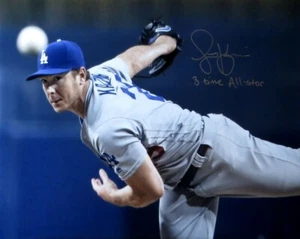 Scott Kazmir Signed Autographed 16X20 Photo Dodgers Silver "3 Time All-Star" COA - Picture 1 of 2