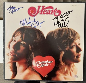 HEART NANCY WILSON SIGNED Vinyl DREAMBOAT ANNIE Steve Fossen PSA/DNA Derosier - Picture 1 of 2