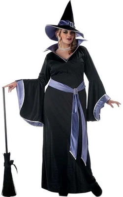 INCANTASIA GLAMOUR BRUJA TALLA GRANDE ADULTO MUJER DISFRAZ HALLOWEEN Foto 1 de 2