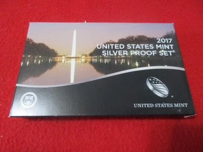 2017-S SILVER Proof Set 10 piece set NIB with COA Ultra Cameos OGP     #MF-T5886 - Image 1 of 3