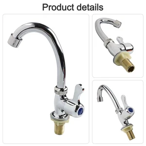 Rubinetto cucina acciaio plastica depuratore acqua foro singola leva rubinetto freddo - Foto 1 di 12