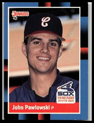 1988 Donruss #457b John Pawlowski Chicago White Sox Rookie - Image 1 of 2