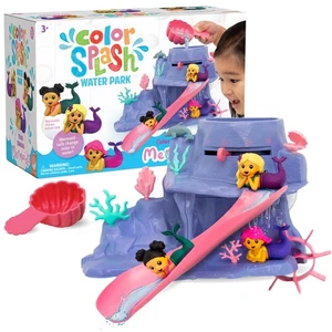 Meerjungfrau Color Splash Wasserpark Badewanne Spielset - Interaktives Badespielzeug mit... - Bild 1 von 9