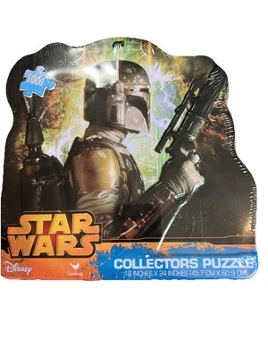 Star Wars Boba Fett Collector’s Puzzle – 1000 Piezas – Caja de Lata en Forma – NUEVO Foto 1 de 2