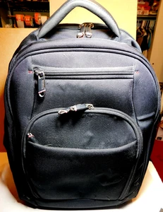 Samsonite ~ schwarz & rot Reisen/Schule/Arbeit Rucksack TSA-freundlich - Bild 1 von 24