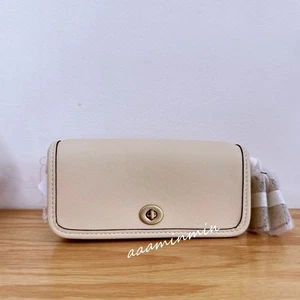 Bolso Bandolera Coach Dinky 14 pulgadas Latón Moonlight Nuevo con Etiquetas-CZ108 - Imagen 1 de 10