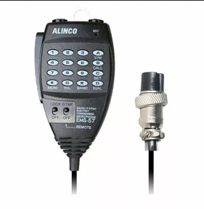 Alinco * EMS-53/57 * Podświetlany/DTMF 8PIN mikrofon * Możliwość zdalnego sterowania * NOWY * - Zdjęcie 1 z 4