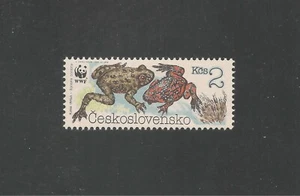 Checoslovaquia #2748 (A990) en muy buen estado montado - 1989 sapos 2 k - Bombina Bombina - WWF - Imagen 1 de 1