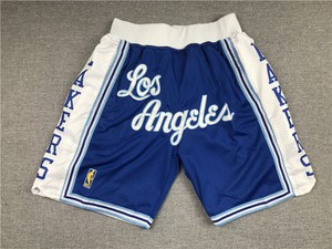 lakers royal blue shorts
