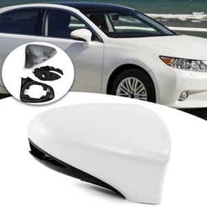 Passenger Side Outer Mirror Cover Cap Replacement White Fits Lexus GS350 2013-18 - Picture 1 of 14