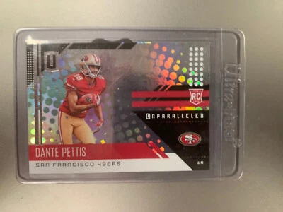 2018 UNPARALLELED FOOTBALL DANTE PETTIS RC 49ers - Image 1 of 2