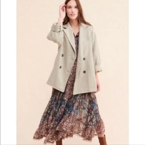 Free People Oregano Hannah Hannah Slouchy Blazer size Large - Picture 1 of 13