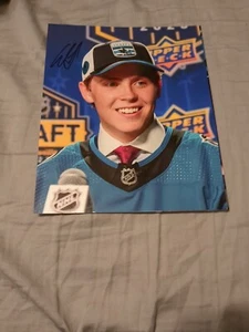 Will Smith SIGNED PHOTO 8x10 HOCKEY NHL PROSPECT AUTOGRAPH SJ Sharks BC EAGLES - Picture 1 of 1