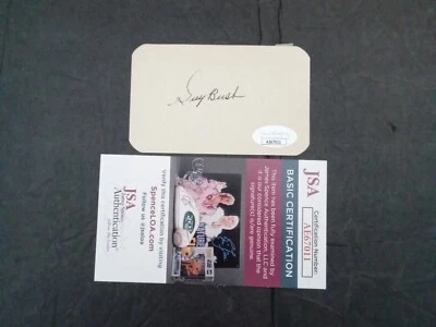 Guy Bush Signed Cut 1923 Chicago Cubs Baseball Auto JSA COA # - Image 1 of 2