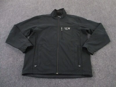 Chaqueta Mountain Hard Wear Hombres L Forrada de Vellón Aire Libre Senderismo Trabajo Elastizada Logo Foto 1 de 4