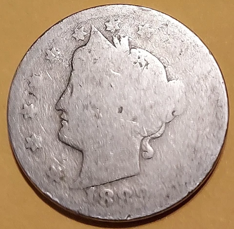 1889 Liberty V Nickel Cover