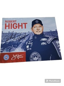 2016 Robert Hight John Force Racing Signed AAA Southern California 8X10 Card