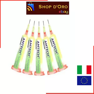 FLUSSANTE FLUX PASTA GEL SALDANTE AMTECH NC-559-ASM FLUSSANTE SALDATURE - Foto 1 di 2