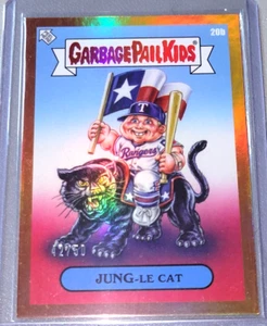 2023 MLB X Garbage Pail Kids 20b Josh Jung-Le Cat Jung RC Orange Parallel #42/50 - Picture 1 of 2