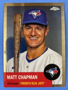 2022 TOPPS CROMADO PLATINO ANIVERSARIO MATT CHAPMAN #54 - Imagen 1 de 2