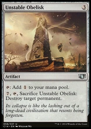 Magic the Gathering MTG Unstable Obelisk (58) Commander 2014   LP - Image 1 of 1