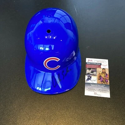 Dick Selma Signed Full Size Chicago Cubs Baseball Helmet 1969 Cubs JSA COA - Image 1 of 4