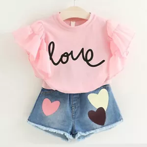 Girls Summer Toddler 2Pcs Outfits - Picture 1 of 29