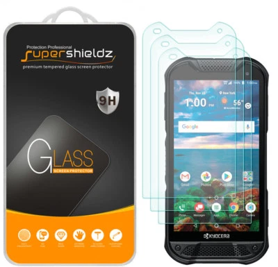 3X Supershieldz Tempered Glass Screen Protector for Kyocera DuraForce Pro 2 - Image 1 of 4