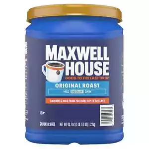 Maxwell House Original Roast Medium Ground Coffee, 43.1 oz. - Picture 1 of 5