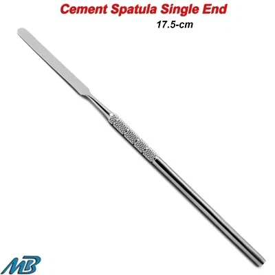 Espátula de cemento amalgama dental espátula de mezcla herramienta de laboratorio instrumentos dentistas Foto 1 de 4