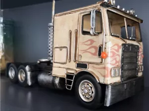 13in Optimus Prime Truck Head Piggy Bank Handcrafted Iron Art Model Gift - Picture 1 of 8