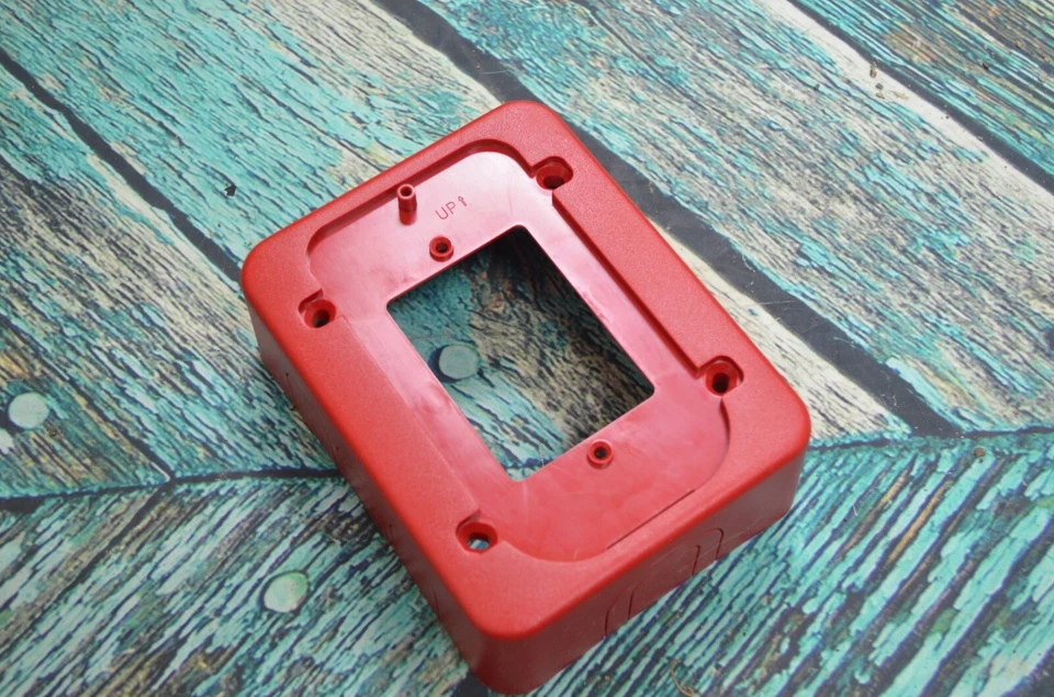  SpectrAlert Black Box Skirt Red for Surface Mount Applications, System Sensor - Image 1 of 4