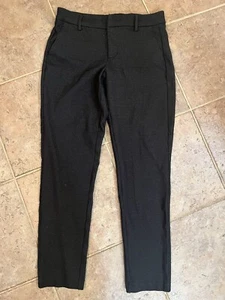 Liverpool Kelsey Super Stretch Trousers Black Gray Ponte 4 Knit Flat Front Pants - Picture 1 of 10