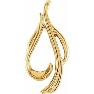 Freeform Pendant In 14K Yellow Gold - Picture 1 of 2