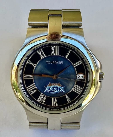 2004 NEW ENGLAND PATRIOTS SUPER BOWL CHAMPS CHAMPIONSHIP WATCH NOT RING TOURNEAU Cover