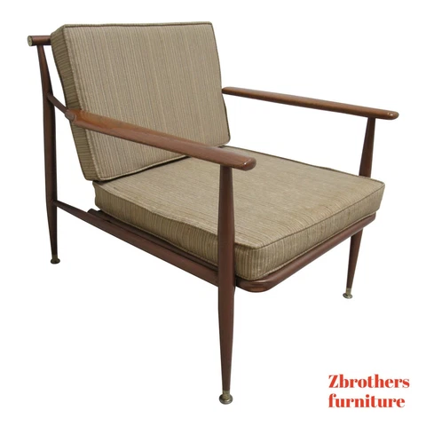 Vintage Danish Modern Metal Low Slung Lounge Chair Cover